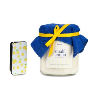 Amalfi Lemon Σετ Κερί Σόγιας & Σπίρτα